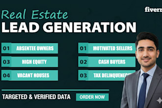 generate real estate buyers seller off market and absentee lists