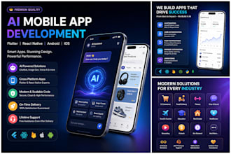 do ai mobile app development, ai app developer flutter react native app creation
