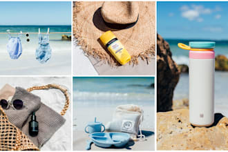 create beachy lifestyle product photo for etsy, instagram, commercial