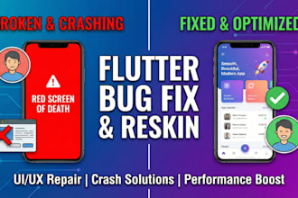 fix flutter bugs, reskin UI, and optimize app performance
