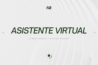 virtual assistant with a human focus, order and productivity