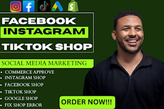 setup tiktok shop dropshipping, instagram shop optimization, facebook shop setup