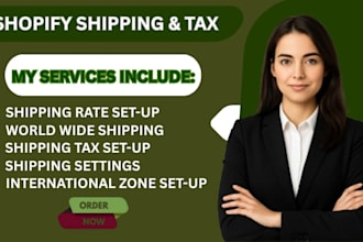 do shopify shipping and tax set up shopify tax shipping and tax setting