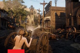 mod red dead redemption 2, redm gta 5, cyberpunk and skyrim with custom assets