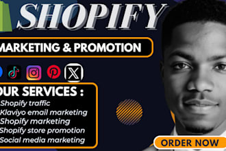 do ecommerce shopify marketing, dropshipping store marketing, shopify sales