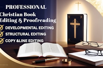 do christian book editing, proofreading, and formatting christian book editor
