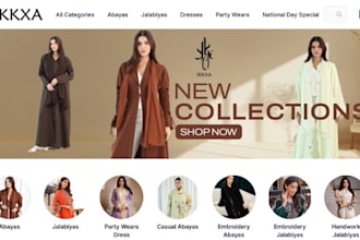 design abaya store islamic wear abaya website shopify store hijab store