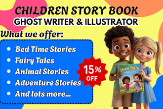 ghostwrite children story book kids book kids story short story book writer