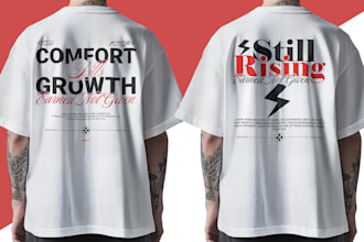 design custom streetwear t shirt and hypebeast graphic