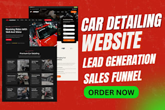 build car detailing website car wash website auto detailing website auto repair