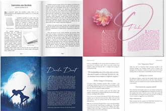 do amazon kdp book formatting, paperback formatting and ebook typesetting