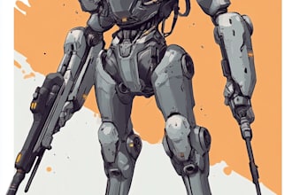 create custom mecha robot art