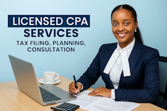 prepare and file your individual or business taxes as a licensed CPA