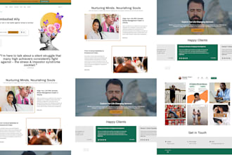 life coaching website, life coach website, online consulting website for coach