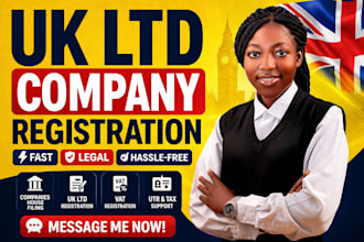 register your UK ltd company and company formation with companies house