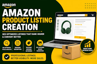 create and optimize amazon fba product listings