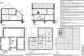 do building regulation drawings and calculations for UK