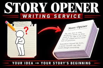 craft story openers and chapter hooks for writers