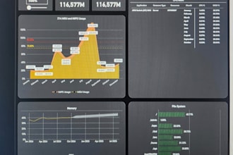 create interactive dashboards, data visualizations