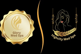 med spa logo med spa leads skincare cosmetics salon