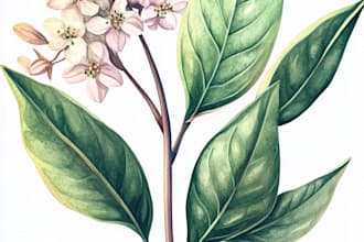 design unique botanical plant illustration