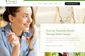 design wix nutritionist website dietitian site health coach diet coach website