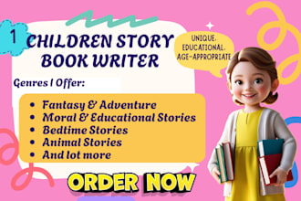 ghostwrite children story books kids book writing kids story short story writing
