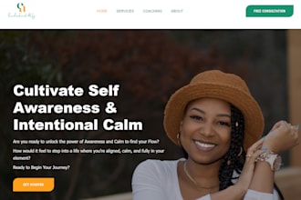 life coaching website, consulting website, life coach, coaching website