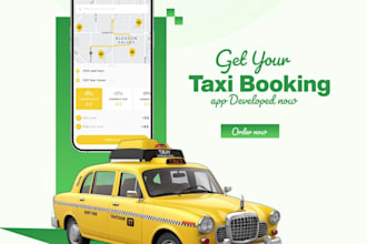develop taxi booking app booking website uber clone app gojek app ride sharing