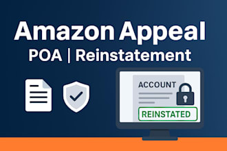 craft unique poa and appeal letter for amazon suspension and reinstatement