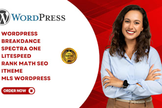 build wordpres mls using breakdance builder and optimize spectra one fluent CRM