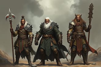 draw fantasy concept art or illustration