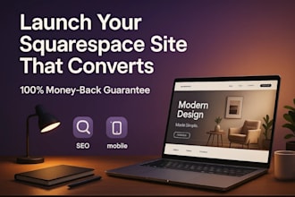 design a high converting squarespace website with sales guarantee