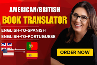 translate documents and ebooks from english to spanish or portuguese