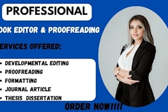 edit proofread academic manuscript thesis dissertation reference check article