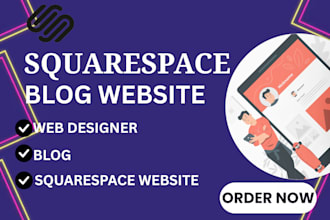 design professional squarespace blog site that boosts SEO and reader engagement