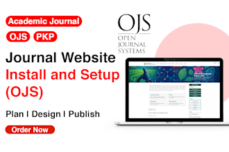 install and setup ojs for your academic journal
