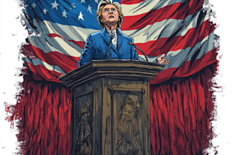 make political caricature and cartoon