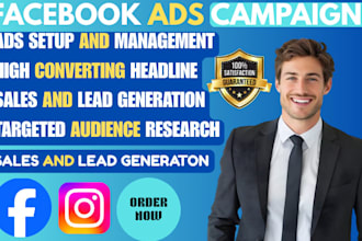 setup instagram facebook meta ads marketing advertising campaign website expert