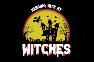 create awesome and gorgeous halloween logo design
