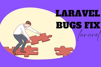 fix laravel bugs or errors in your website or project