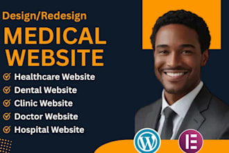 design a professional medical courier website for your business