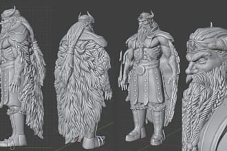 sculpt 3d miniature tabletop miniature warhammmer rgb stl 3d printing