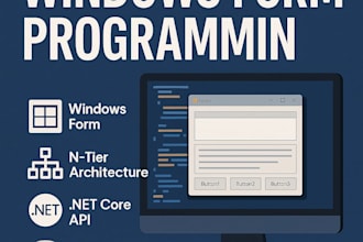 develop desktop application using winforms, devexpress