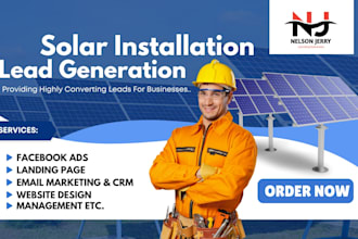 generate solar leads solar appointment leads solar installation website