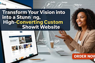 build custom showit website, customize and optimize showit website seo to rank