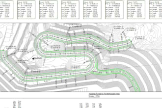 do professional road, driveway and grading design services
