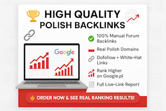 build high quality poland forum backlinks polish link building SEO service