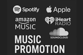 do organic amazon youtube soundcloud bandlab bandcamp apple music promotion