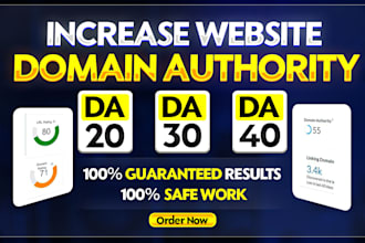 increase moz domain authority da with high quality seo backlinks
